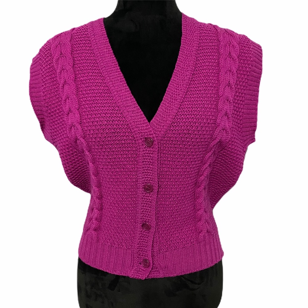 PENDLETON Purple Wool Vest Sz M